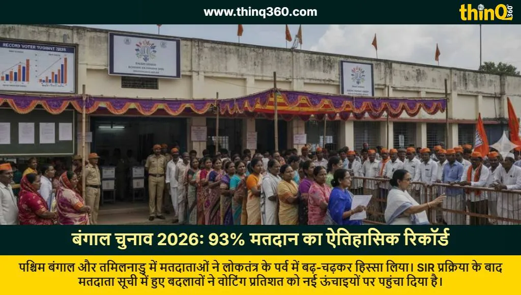 west bengal election 2026 record voting percentage