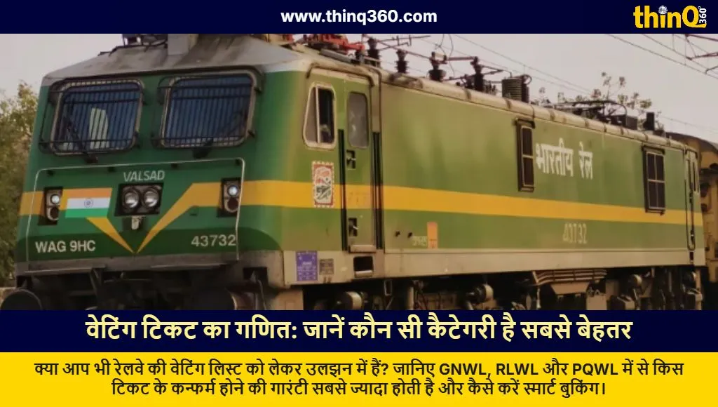 indian railways waiting list confirmation priority gnwl rlwl pqwl