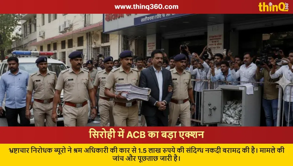 acb action sirohi labor officer cash recovery