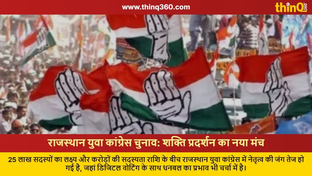 rajasthan youth congress elections funding power money target