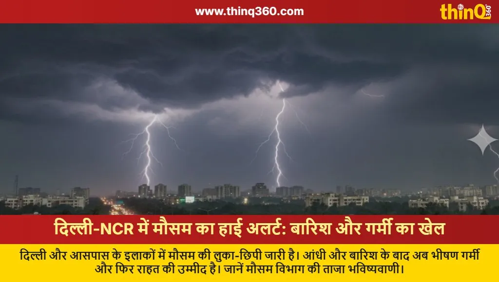 delhi ncr weather update rain hailstorm yellow alert forecast