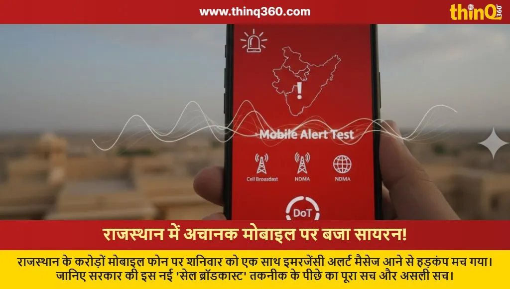 rajasthan emergency alert test cell broadcast