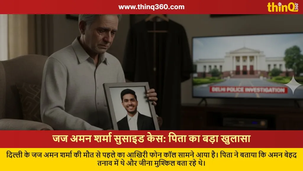 judge aman sharma suicide case delhi father revelation