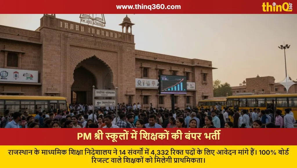 rajasthan pm shri school teacher recruitment 2024