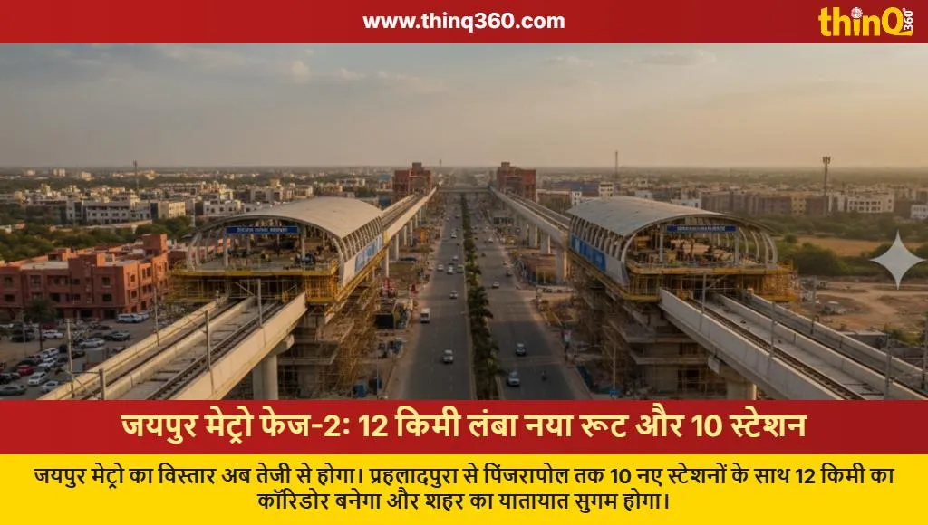 jaipur metro phase 2 new corridor 10 stations
