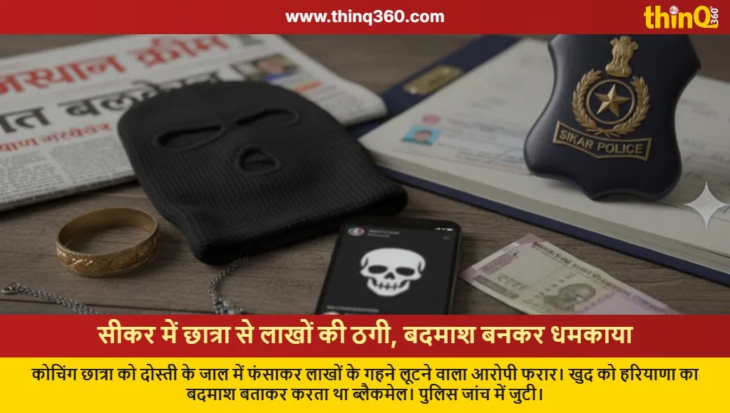 sikar student blackmailed jewelry extortion haryana gangster