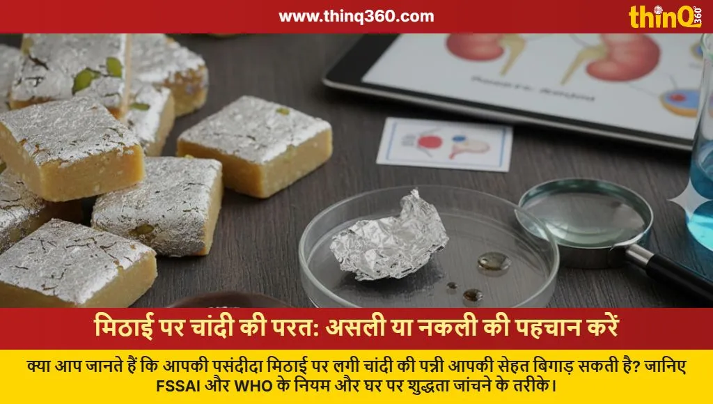 is silver foil on sweets safe fssai who guidelines