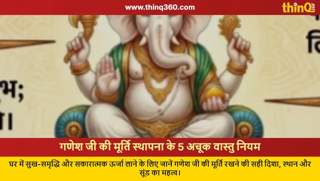 vastu tips for ganesha idol at home guide