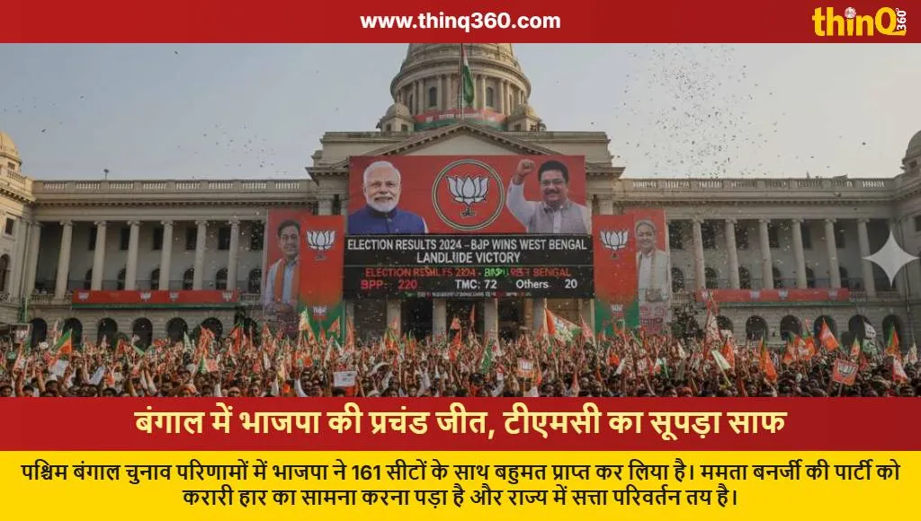 bjp victory west bengal assembly election results