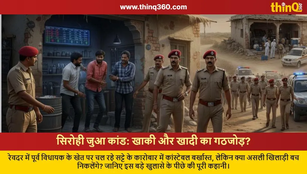 sirohi gambling case constable dismissed rajasthan news