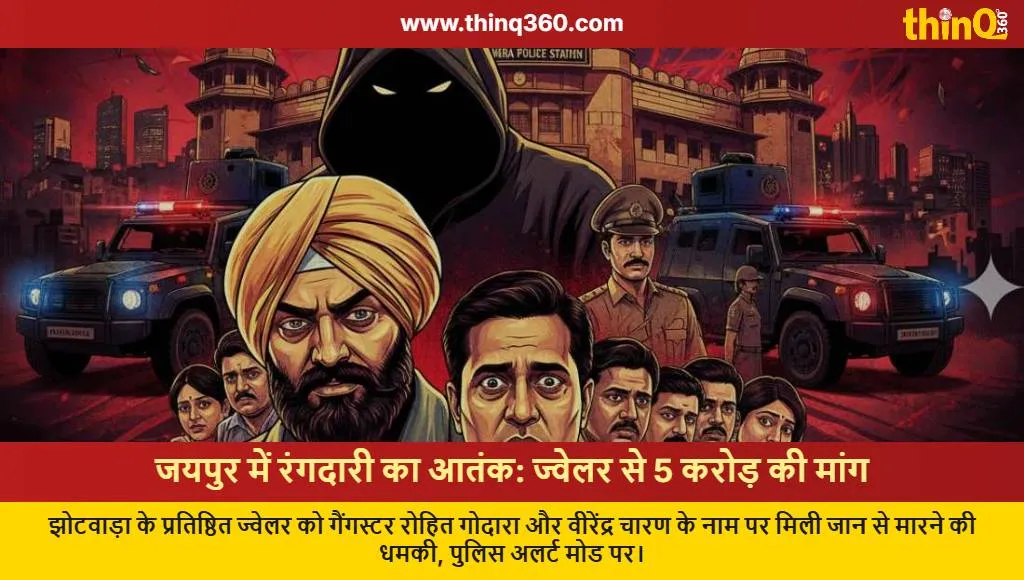 jaipur jeweler threatened rohit godara gang extortion