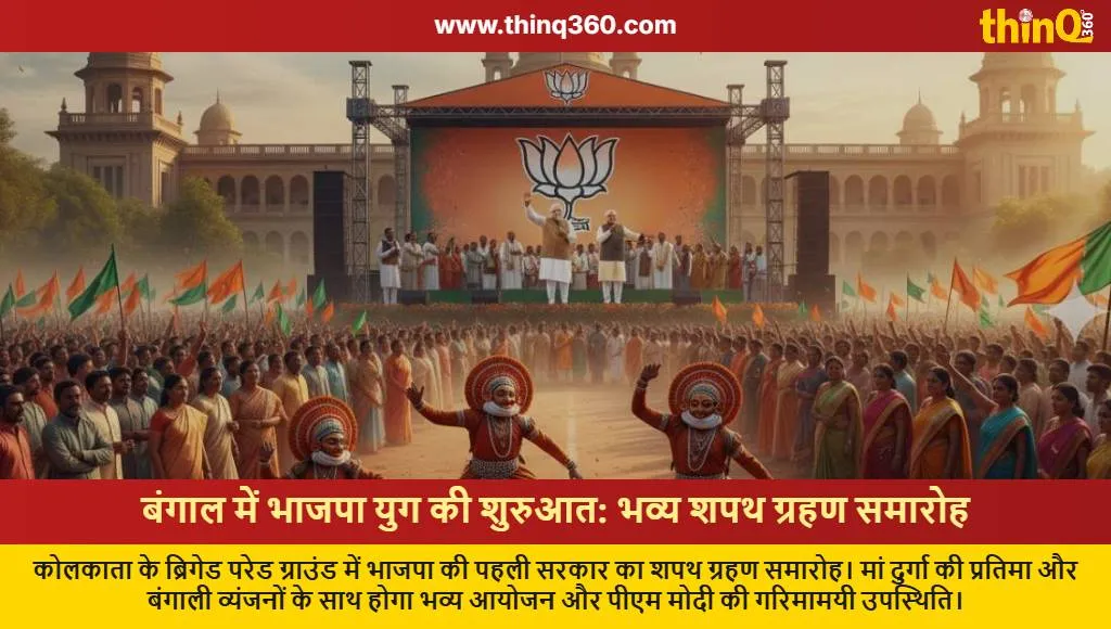 bjp west bengal swearing in ceremony kolkata brigade ground
