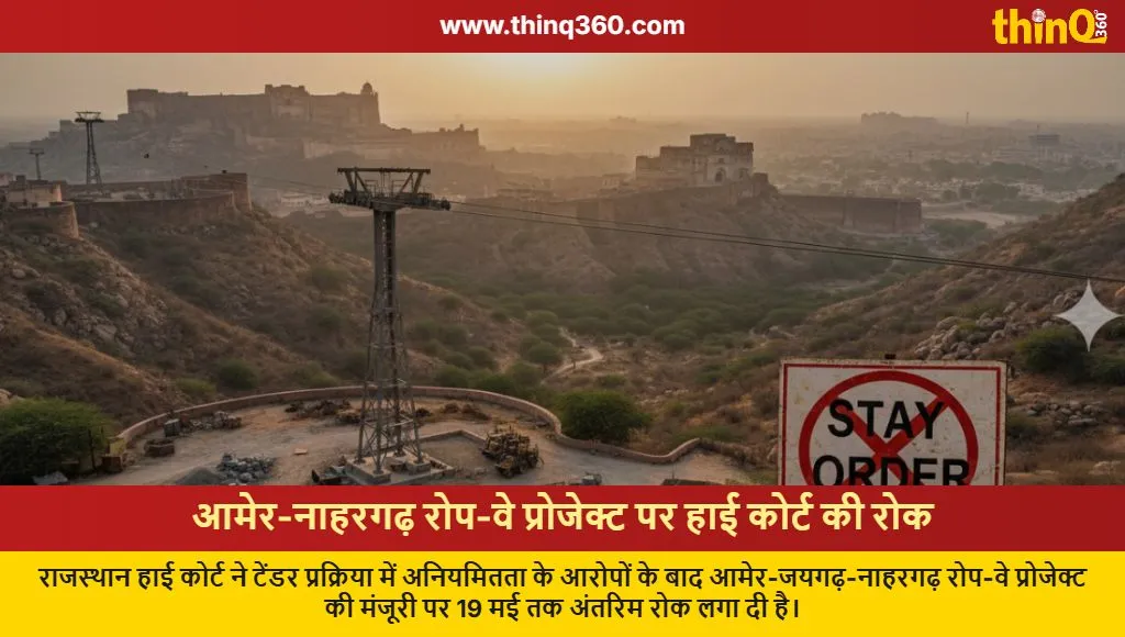 rajasthan high court stays jaipur ropeway project