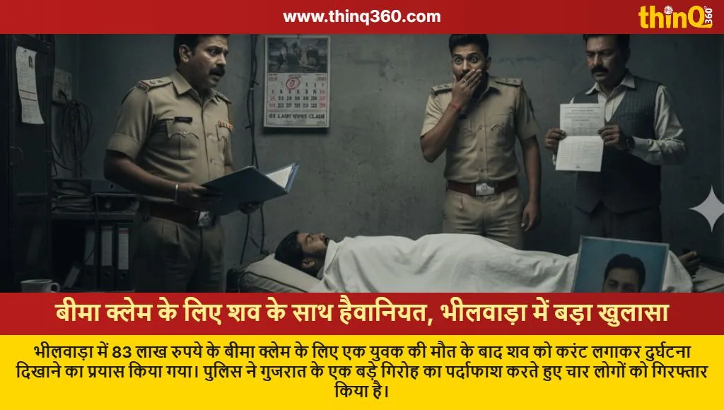bhilwara insurance fraud dead body electrocuted claim