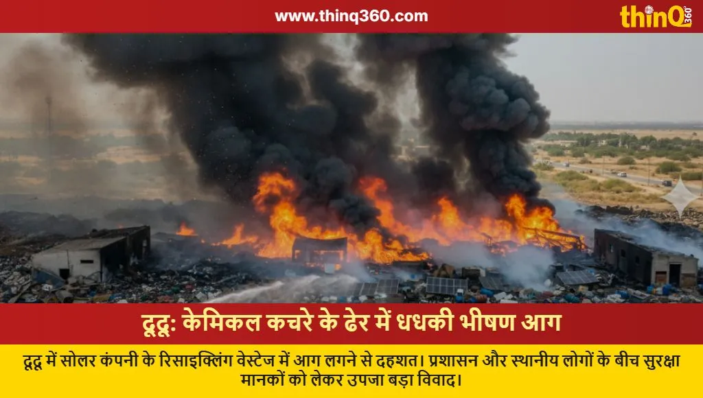 dudu solar company waste fire chemical dumping issue