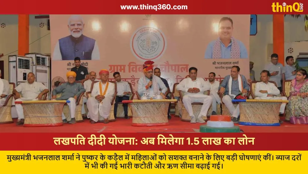rajasthan lakhpati didi scheme loan limit increase