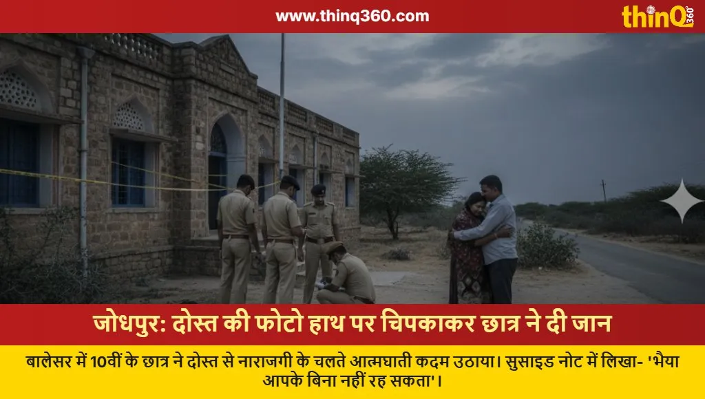 jodhpur student suicide friend photo balesar