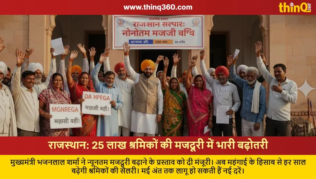 rajasthan minimum wage hike cm bhajan lal sharma 2024