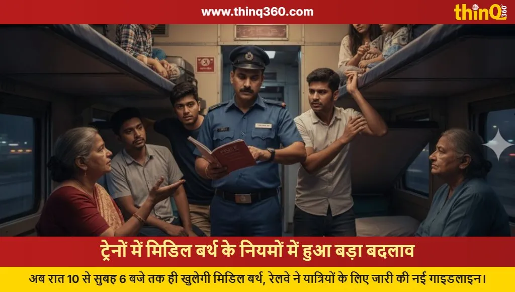 indian railways new berth rules middle lower berth timings