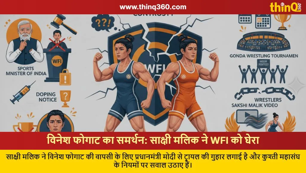 sakshi malik supports vinesh phogat wfi dispute trial demand