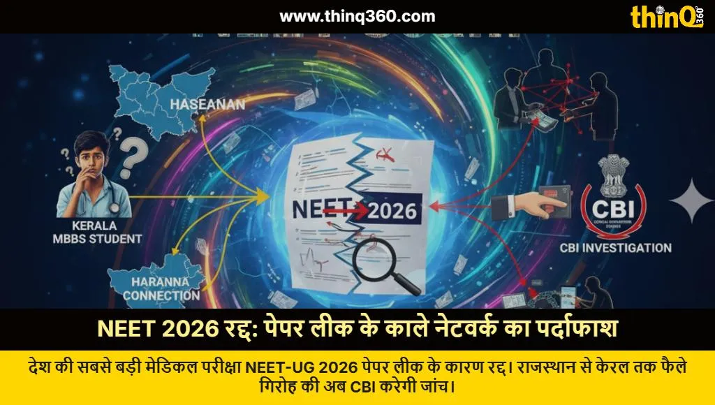 neet 2026 cancelled paper leak cbi investigation rajasthan sog