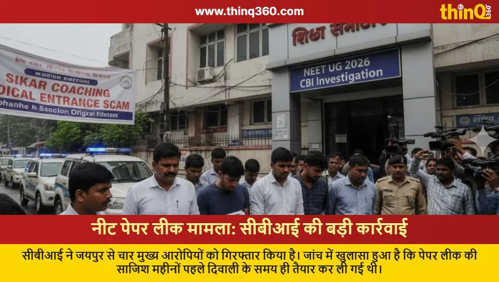 neet ug paper leak cbi arrest jaipur sikar network