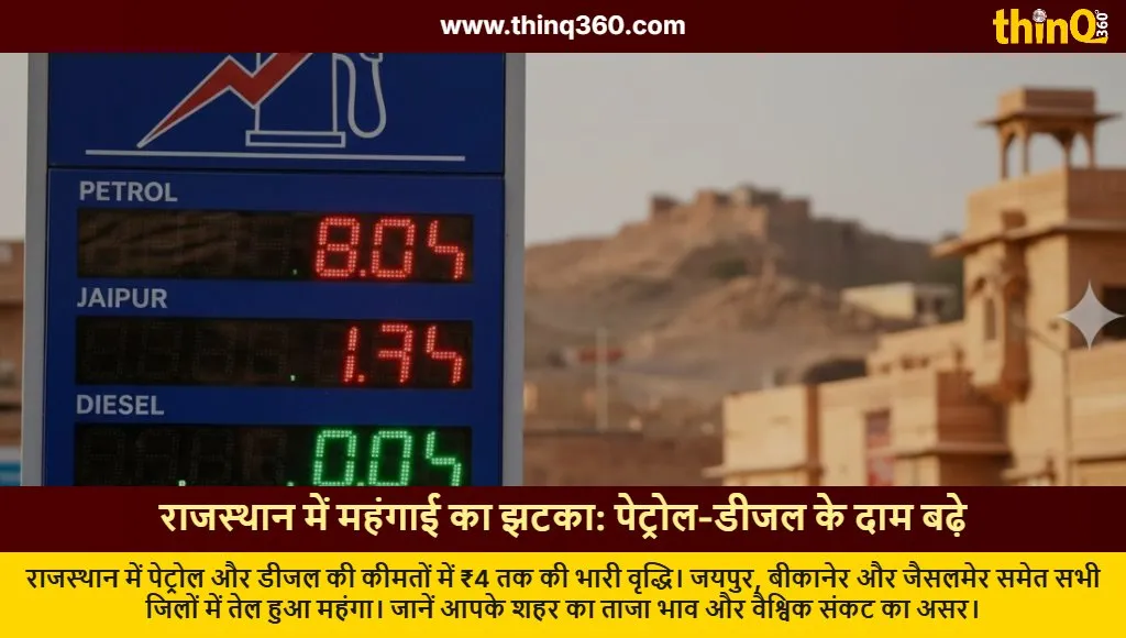 rajasthan petrol diesel price hike may 2024