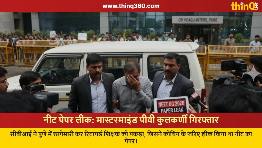 neet ug paper leak mastermind arrested cbi investigation