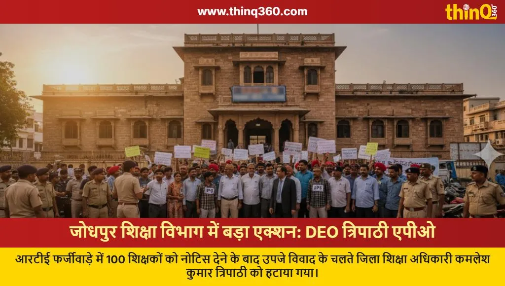 jodhpur deo kamlesh tripathi apo rte scam controversy