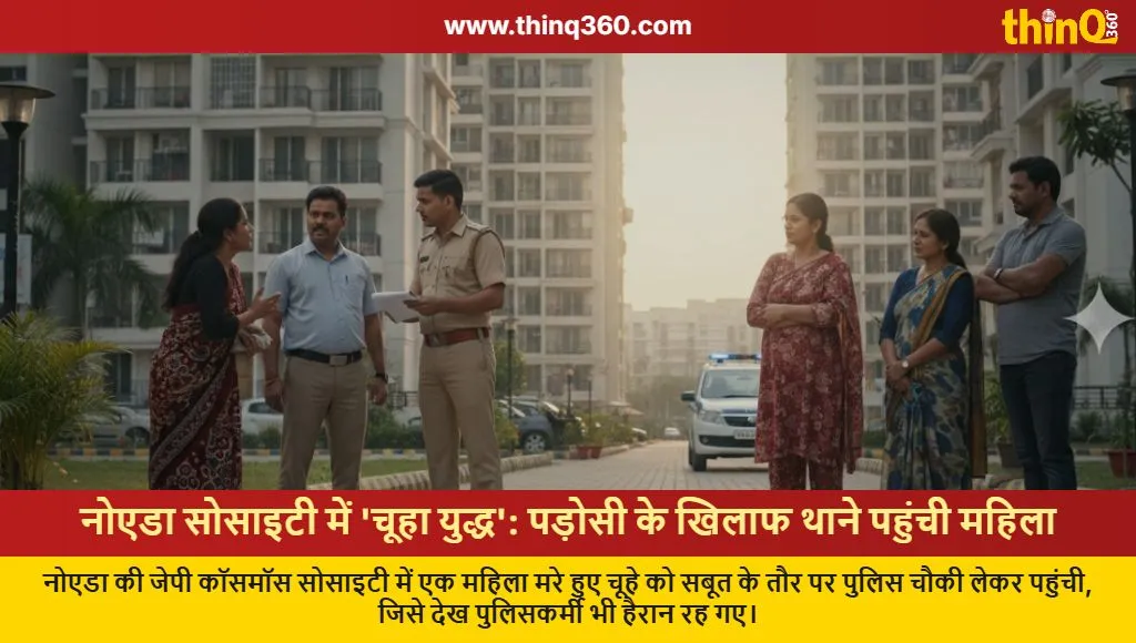 noida woman dead rat complaint neighbor dispute