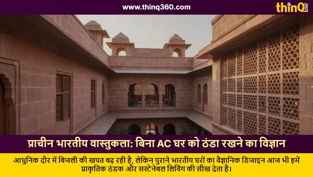 traditional indian house cooling techniques architecture