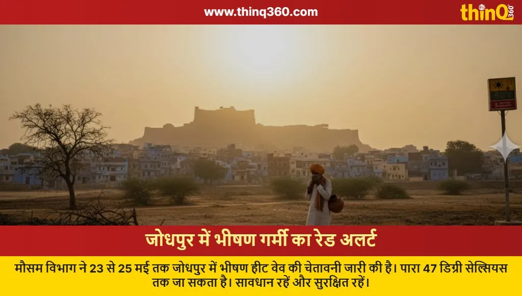 jodhpur heatwave alert may 23 weather update