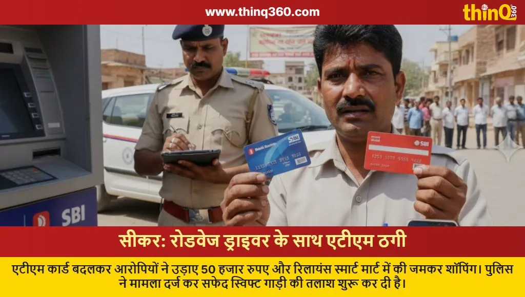 sikar roadways driver atm card swap fraud case