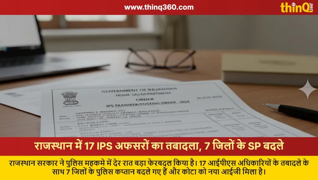rajasthan ips transfer list 7 sp changed kota ig harendra mahawar