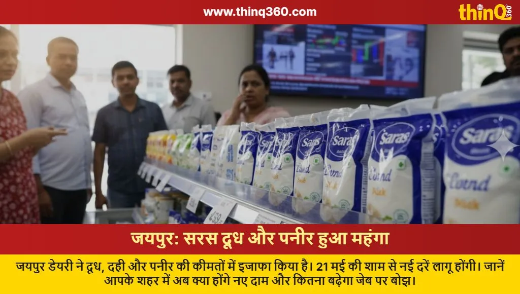 saras milk paneer price hike jaipur dausa