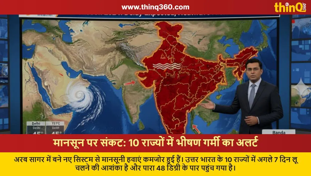 monsoon weakens heatwave alert india weather update