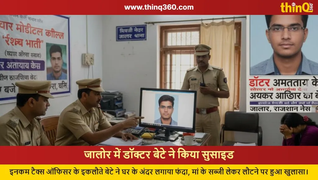 jalore income tax officer doctor son suicide case
