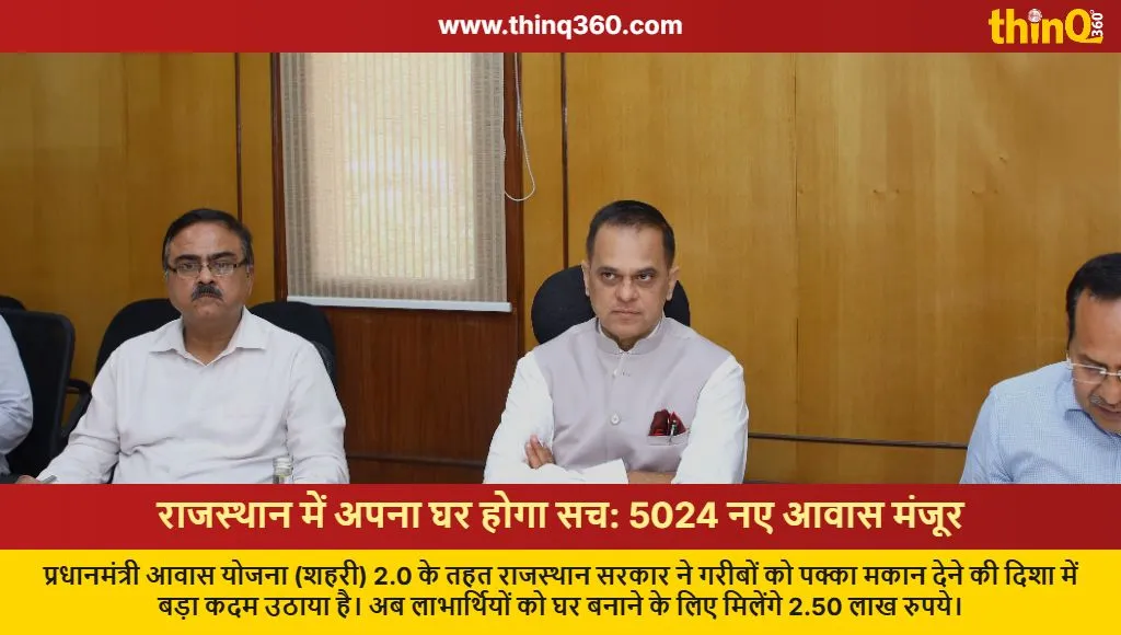 rajasthan pm awas yojana 5024 new houses approval
