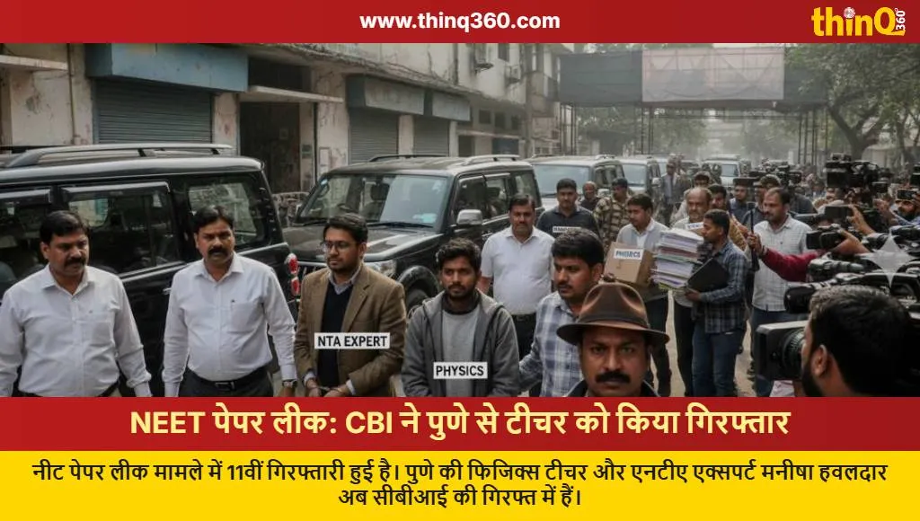 neet paper leak pune physics teacher arrested cbi investigation