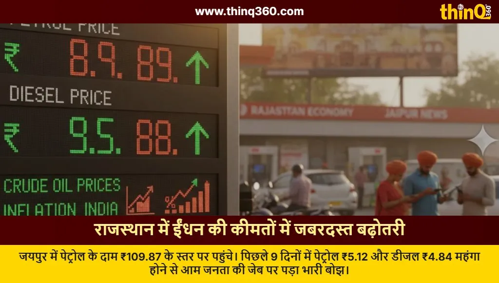 jaipur petrol diesel price hike rajasthan may 23