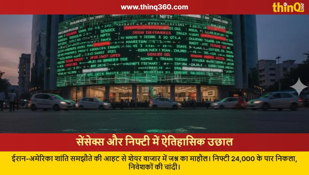 sensex nifty record high iran us peace deal impact