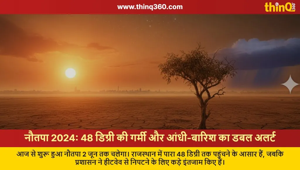 nautapa 2024 weather politics heatwave alert rajasthan government