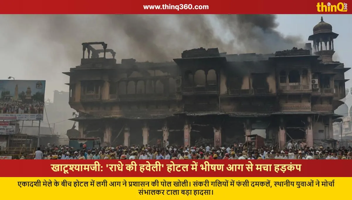 khatu shyam ji radhe ki haveli hotel fire incident