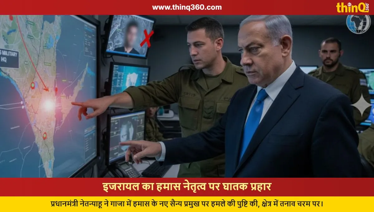 israel hamas war netanyahu claims attack on new chief
