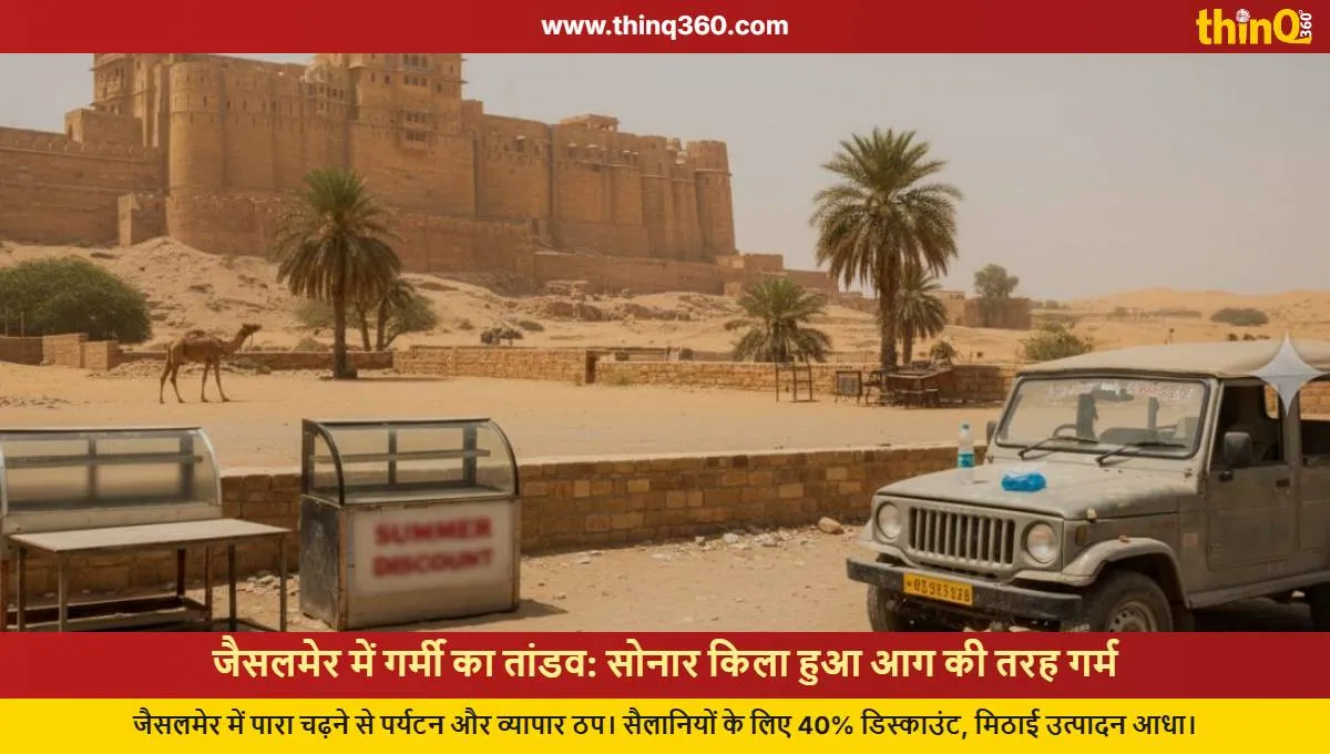 jaisalmer heatwave sonar fort tourism impact