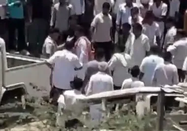 sanchore vedya village clash over vehicle side 2 arrested