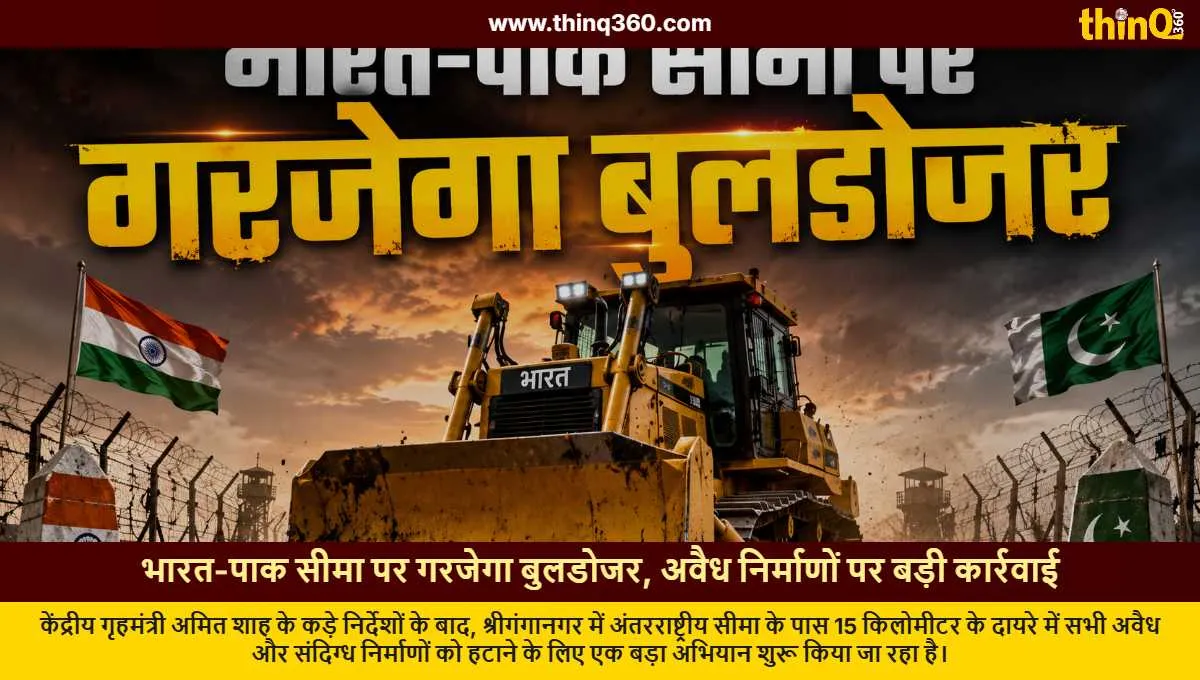 sri ganganagar indo pak border anti encroachment drive amit shah
