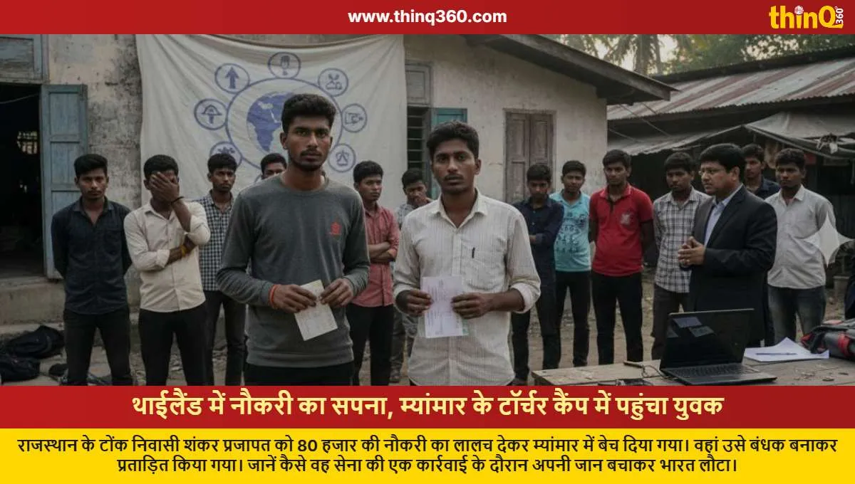 rajasthan youth trafficked to myanmar on pretext of thailand job