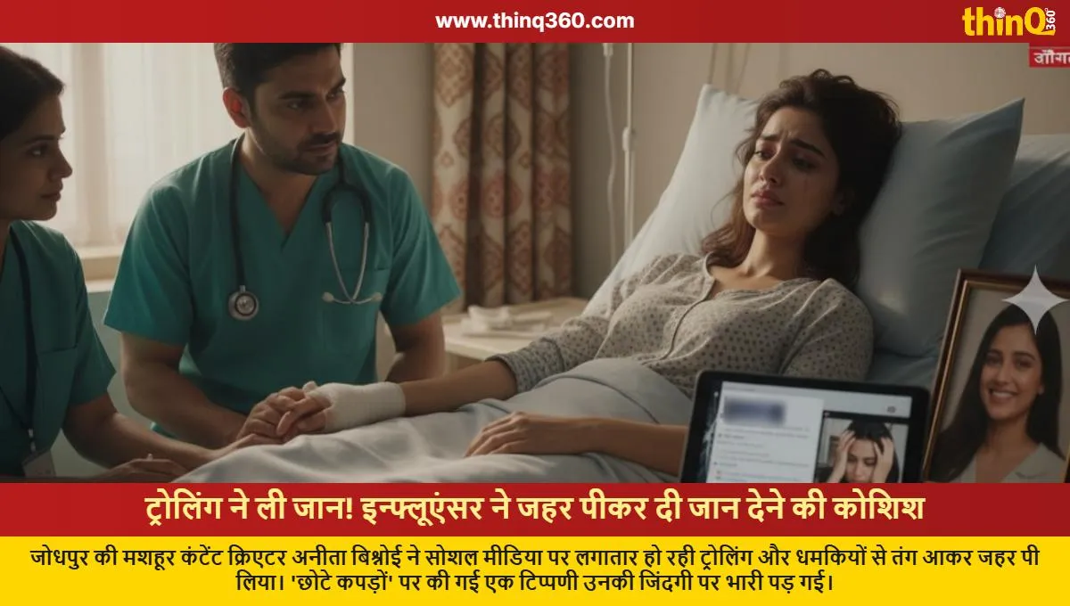 jodhpur influencer anita bishnoi attempts suicide due to online trolling