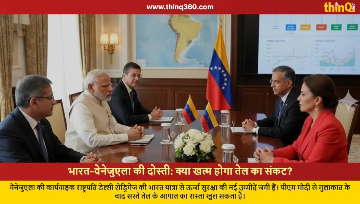 venezuela acting president delcy rodriguez meets pm modi cheap oil deal